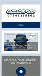 Mobile Screenshot of manandvanlondon.uk